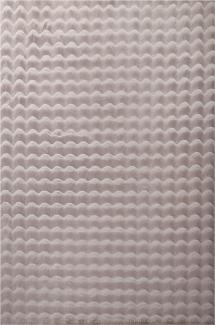 Hochflor Teppich Alessandro rechteckig - 140x200 cm - Beige
