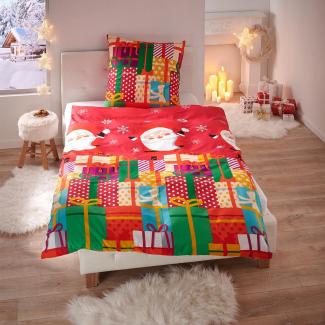 Traumschlaf Bettwäsche Weihnachten Geschenke | 135x200 cm + 80x80 cm
