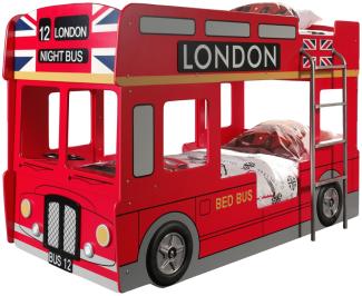 Vipack 'London Bus' Spielbett 90x200