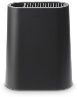 Brabantia Profile Messerblock mit Zusatzfach, Kunststoff, Dark Grey, 129889