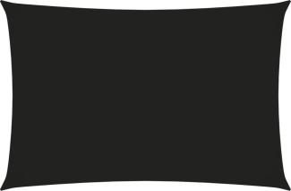 Sonnensegel Oxford-Gewebe Rechteckig 2,5x5 m Schwarz