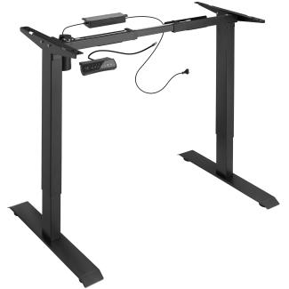 Tischgestell elektrisch höhenverstellbar Memory-Funkt. 85-129x65x71-121cm - schwarz