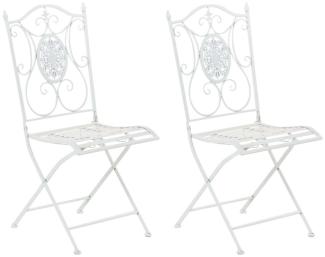 2er Set Stühle Sibell (Farbe: weiß)