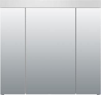 Badezimmer Spiegelschrank Devon in weiß 80 x 75 cm