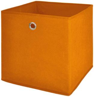 Faltbox FLORI 1 4er Set Korb Aufbewahrungsbox in orange