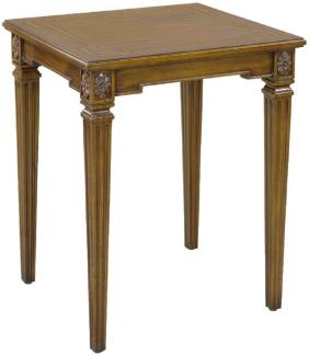 Casa Padrino Luxus Barock Beistelltisch Braun 48 x 44 x H. 62 cm - Edler Mahagoni Tisch im Barockstil - Barock Mahagoni Möbel