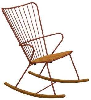 Outdoor Schaukelstuhl PAON - Outdoor Rocking Chair paprika