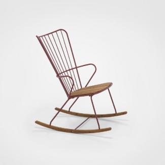 Outdoor Schaukelstuhl PAON - Outdoor Rocking Chair paprika