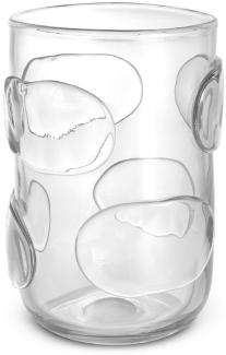 Casa Padrino Luxus Deko Glas Vase Ø 23 x H. 34 cm - Elegante mundgeblasene Blumenvase - Luxus Kollektion
