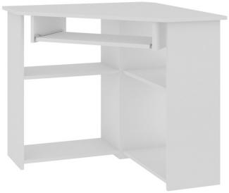 Eck-Schreibtisch ERICH, 80x74x80, weiß