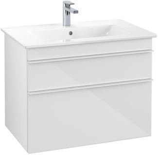 Villeroy & Boch VENTICELLO Waschtischunterschrank 75 cm breit, Weiß, Griff Weiß