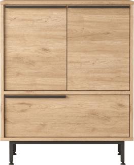 Kommode Vesanto 91x75x36 cm Eichenoptik [en. casa]