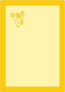 Baby-Decke der kleine Maulwurf, gelb, 85x60 cm
