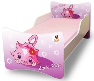 Best for Kids 'Litte Kitty' Kinderbett mit Schaummatratze 90x200 pink