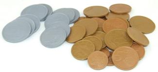 Euro Spielgeld 40 Münzen