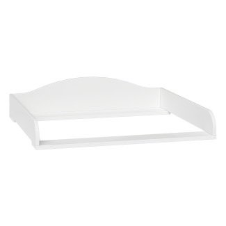 Bellabino 'Oti' Wickelaufsatz für IKEA Kommode Malm, Hemnes, Nordli, weiß, 16,5 x 74 x 80 cm