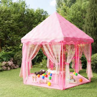 Prinzessin-Spielzelt mit 250 Bällen Rosa 133x140 cm