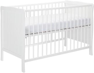 Europe Baby Sarah Babyzimmer Weiß | Bett 60 x 120 cm + Kommode