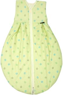 Alvi Baby-Mäxchen Schlafsack Thermo Kringel grün 70cm