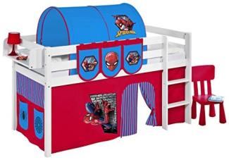 Lilokids 'JELLE' Spielbett inkl. Vorhang 'Spiderman' 90 x 190 cm