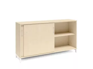 Büroschrank DNA 1600x890 mm Birke/Weiß 2A4