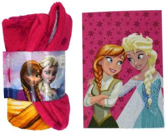 Disney Frozen Kinderdecke 100x160cm Kuscheldecke Anna & Elsa die Eiskönigin