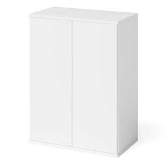 Bellamio 'Ais' Mehrzweckschrank, weiß, 80x33x60 cm, mit 2 Ablagefächern