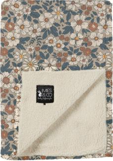 Mies & Co Soft Wild Flower Babydecke Rust 70 x 100 cm Braun