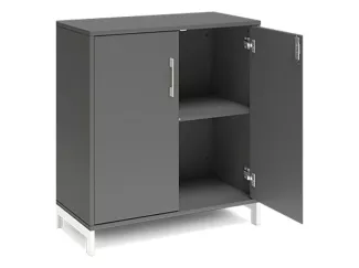 Büroschrank DNA 800x890 mm Anthrazit/Weiß 2A4/2A4