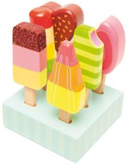 Le Toy Van TV284 Honeybake \"Eis am Stiel\" Ice Lollies für Kinderküche und Kaufladen