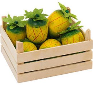 Goki - Kaufladen - Obstkiste Ananasfrüchte (51669)
