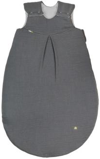 Odenwälder Musselin-Schlafsack wattiert grey 110 cm