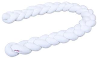 babybay Nestchenschlange geflochten passend für Kinderbetten, weiß