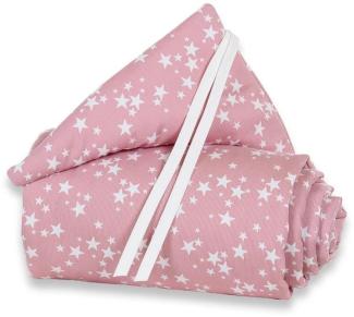 Babybay 'Piqué' Bettnestchen für Babybay Maxi und Boxspring pink/weiß, Sterne