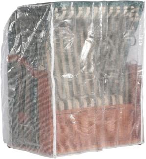 Sonnenpartner Schutzhülle für Strandkorb 2-Sitzer XL transparent Strandkorbhülle