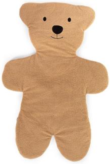 CHILDHOME Teddy-Krabbeldecke Groß 150 cm Beige