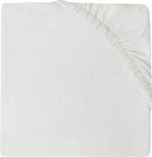 Jollein Spannbettlaken Jersey 70 x 140 / 75 x 150 cm Soft Grey Weiß 3