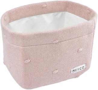 Meyco Mini Knots Kommodenkörbchen Small Soft Pink Rosa