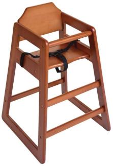 Bolero Kinderhochstuhl dunkelbraun, Sitzhöhe: 50cm, 75 x 51 x 51cm, Holz