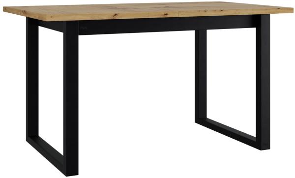 Tisch Ikon III (Farbe: Artisan Eiche / Schwarz Metall)
