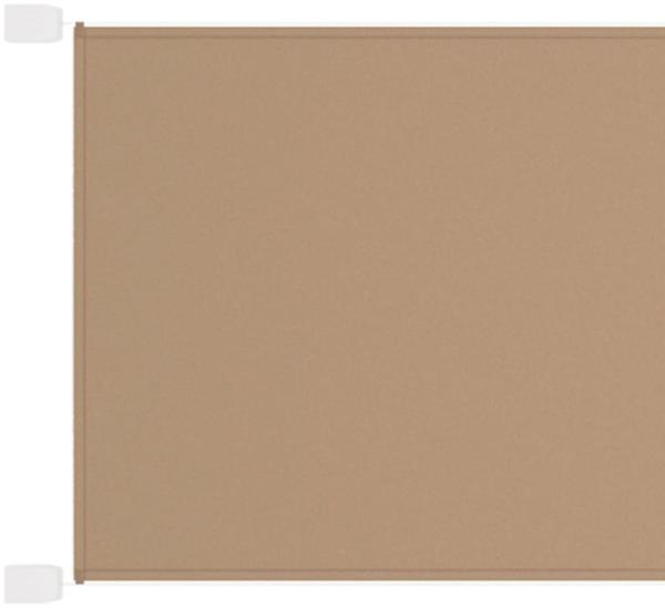 vidaXL Senkrechtmarkise Taupe 140x600 cm Oxford-Gewebe