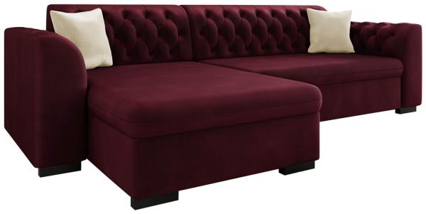 Ecksofa Lerito (Magic Velvet 2202 + Magic Velvet 2250, Seite: Links)