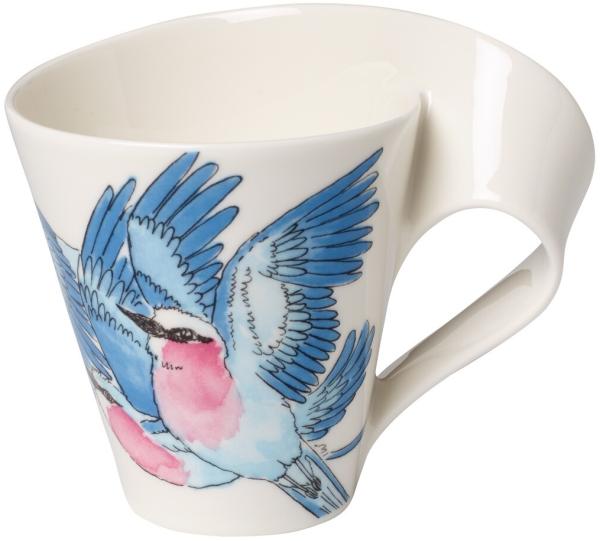 Villeroy & Boch NewWave Caffè Becher mit Henkel 300 ml Lilac Breasted Roller - DS