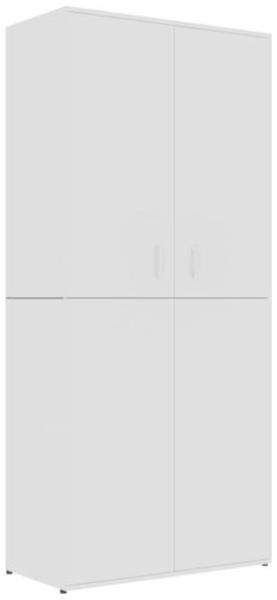 vidaXL Schuhschrank Weiß 80×39×178 cm Spanplatte