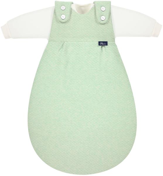 Alvi Baby-Mäxchen Schlafsack 3tlg. Special Fabric Quilt grün 50/56