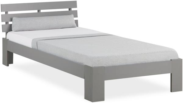 Einzelbett inkl. Lattenrost 90x200 Grau