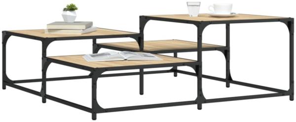 vidaXL Couchtisch Sonoma-Eiche 107x107x40 cm Holzwerkstoff