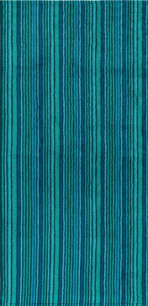 Combi Stripes Handtuch 50x100cm grün 500g/m² 100% Baumwolle