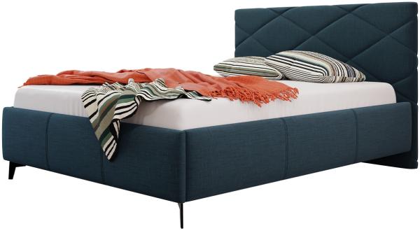 Polsterbett mit Bettkasten Samdom (Farbe: Breeze 13, Größe: 160x200 cm)