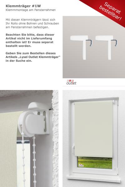 Lysel Outlet - Verdunkelungsrollo Kieselgrau, (B x H) 102.50cm x 190cm in grau/kieselgrau Bild 8